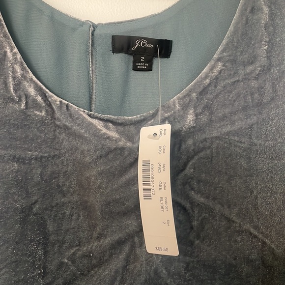 NWT J Crew Velvet Tank - Picture 2 of 6